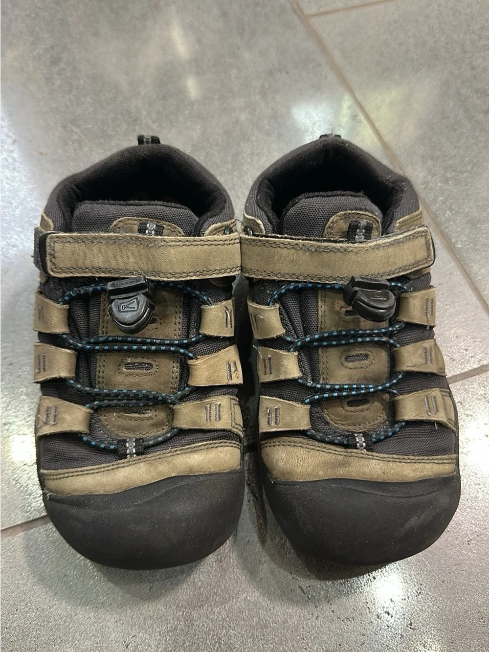 Keen 1y Youth Newport h2sho Shoes, Machine Washable, Brown Black, Leather